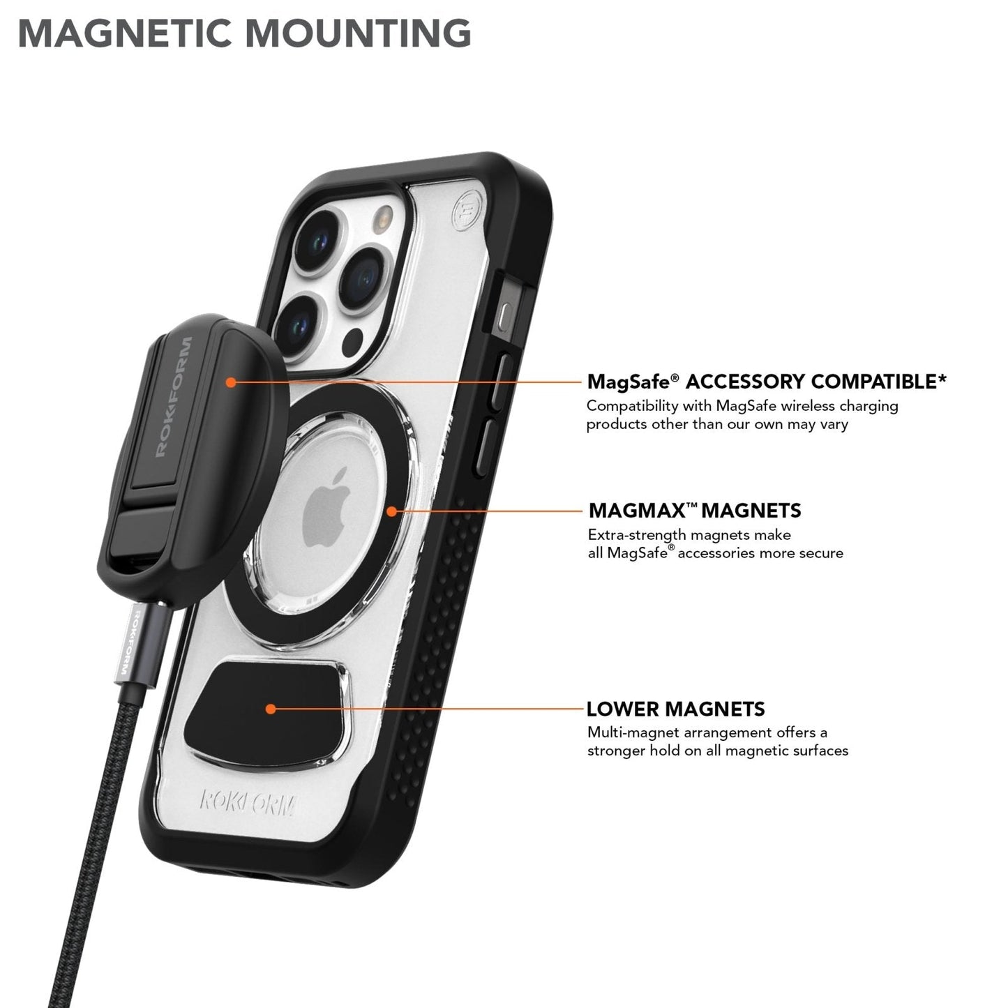iPhone 15 Pro | Eagle 3™ Magnetic Golf Clear Phone Case