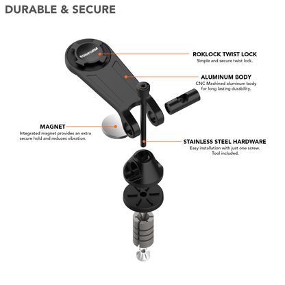 Motorcycle Stem Phone Mount